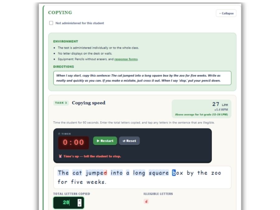 Assessments and Guides