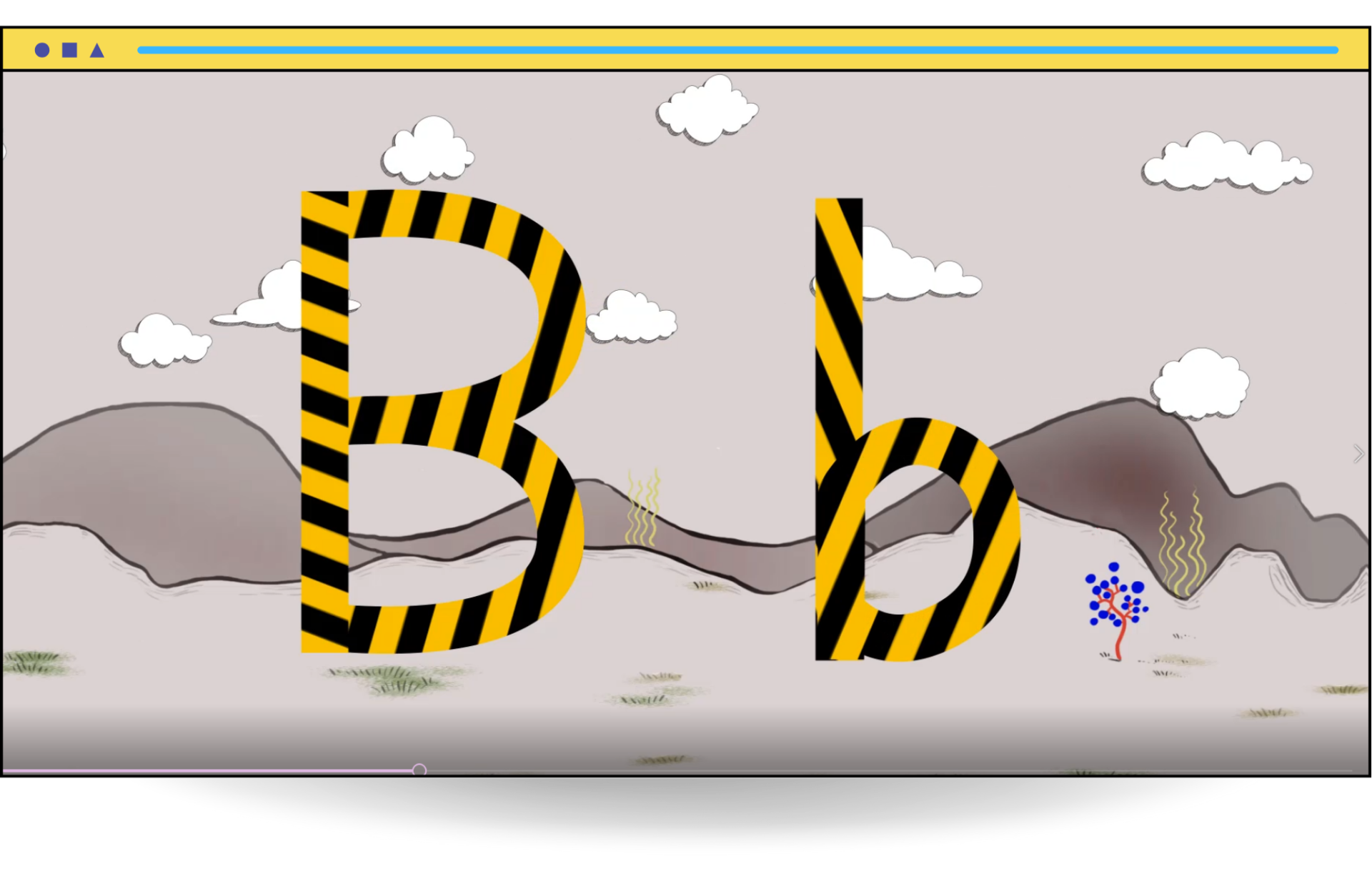 Uppercase letters formations