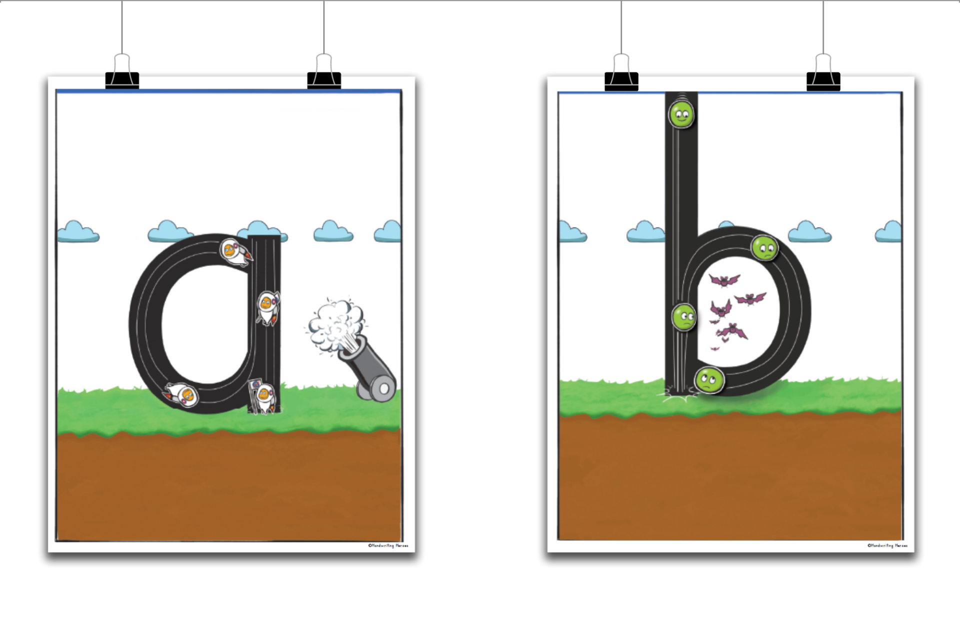 Lowercase Wall Cards