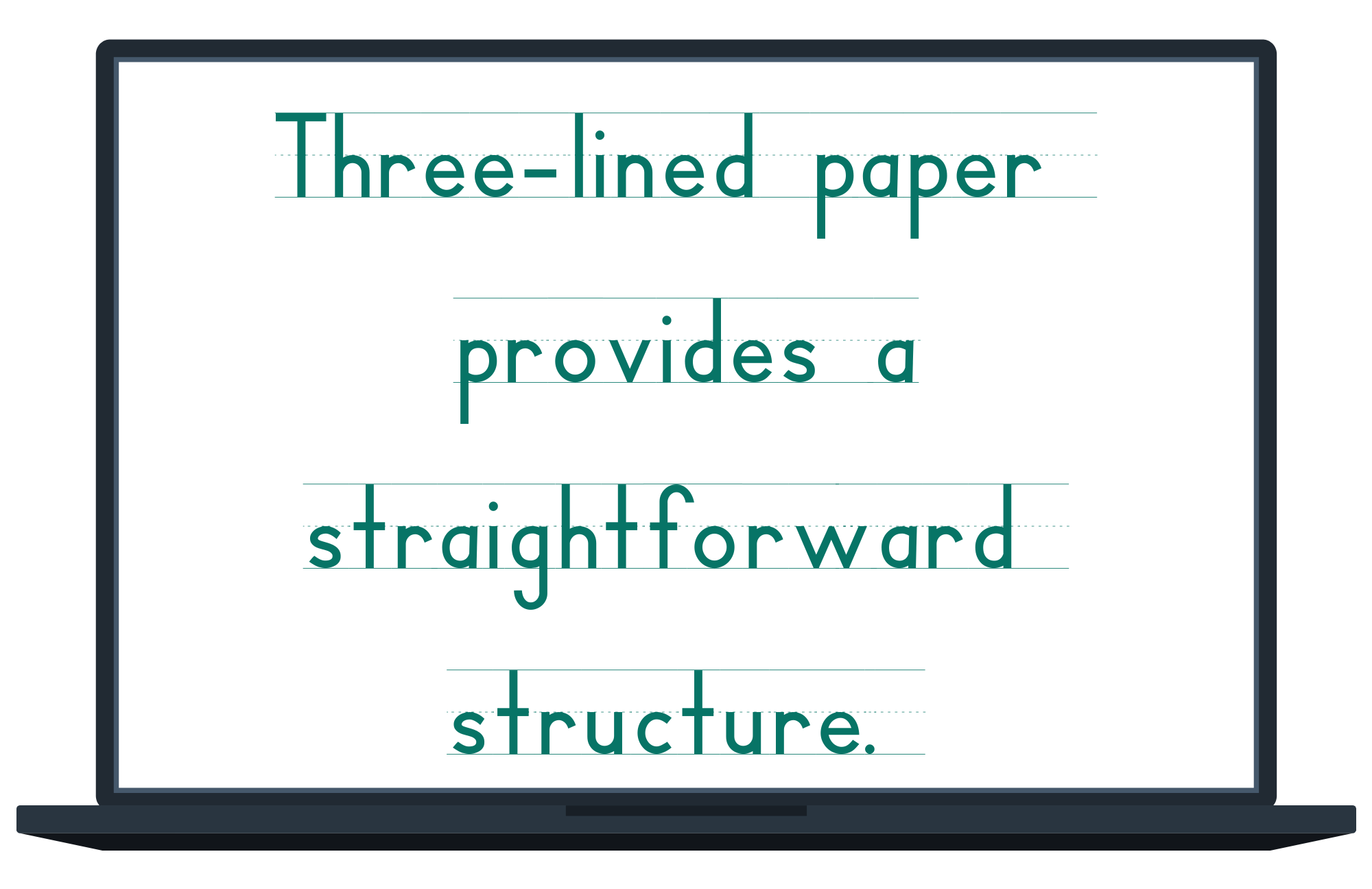 Handwriting Heroes Lines Bold